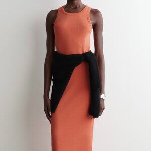 COS Ribbed Organic Cotton Tube Dress